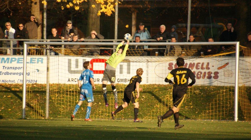 Marc Gasser hielt schon viele Bälle - auch im Höchster Rheinaustadion